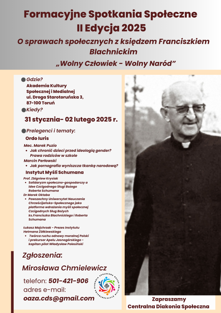 FSS II TORUŃ 2025 Plakat CDS 